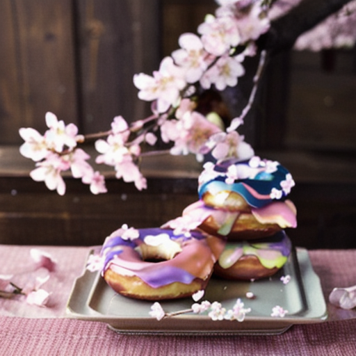 Spring Blossom Donuts recipe