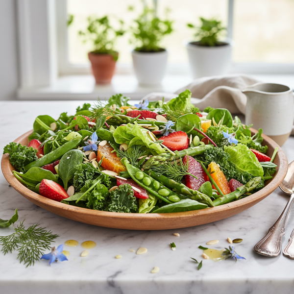 Spring Greens Medley Salad recipe
