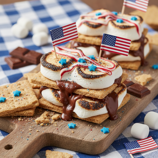 Star-Spangled S'mores recipe