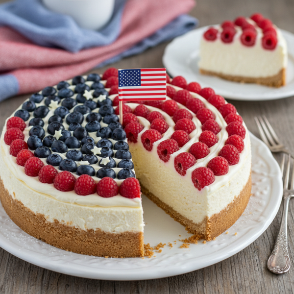 Stars & Stripes Cheesecake Delight recipe
