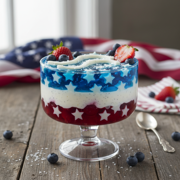 Stars and Stripes Jello Delight recipe