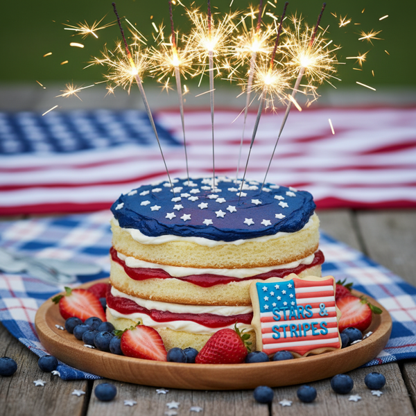 Stars and Stripes Sparkler recipe