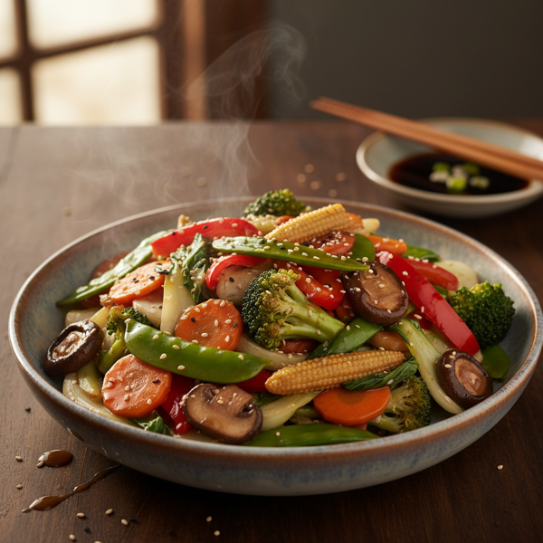 Stir-Fried Asian Vegetable Medley recipe