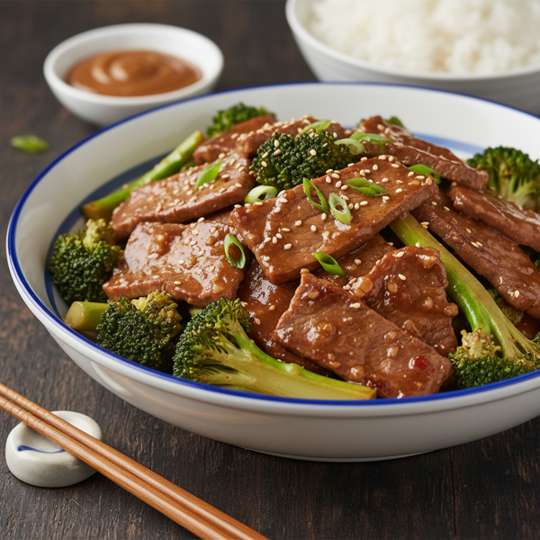 Stir-Fried Beef and Broccoli in Savory Oyster Sauce recipe