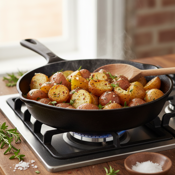 Stovetop Herb-Infused Red Potatoes recipe