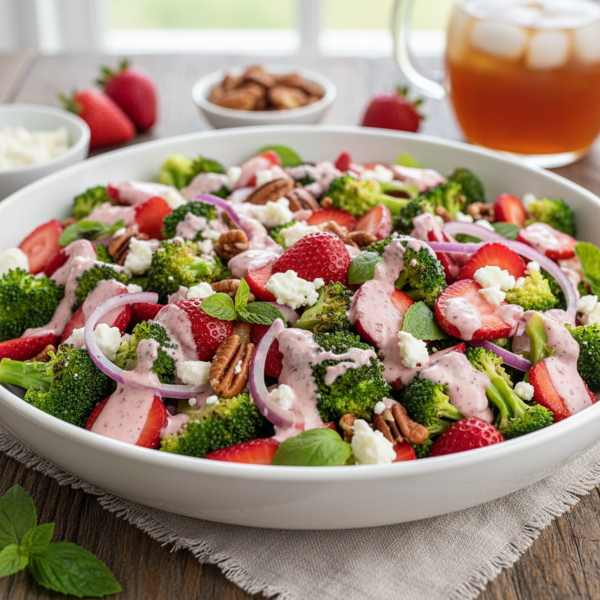 Strawberry Bliss Broccoli Salad recipe
