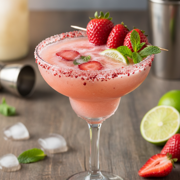 Strawberry Bliss Margarita recipe