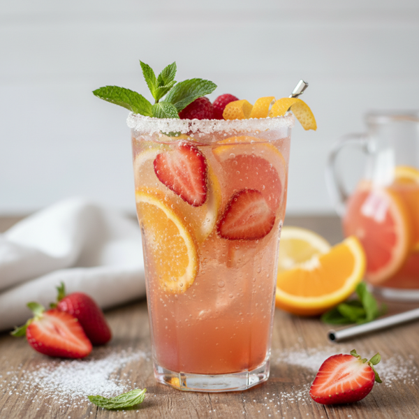 Strawberry Citrus Fizz Delight recipe