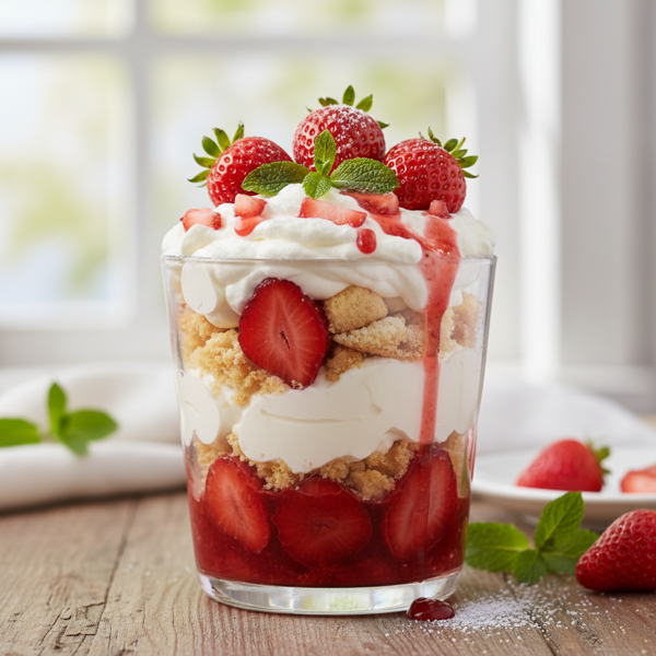 Strawberry Cream Delight recipe