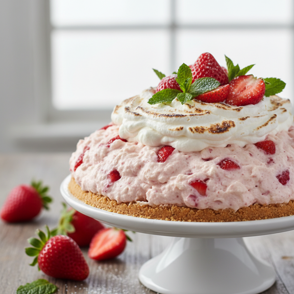 Strawberry Dream Pie recipe