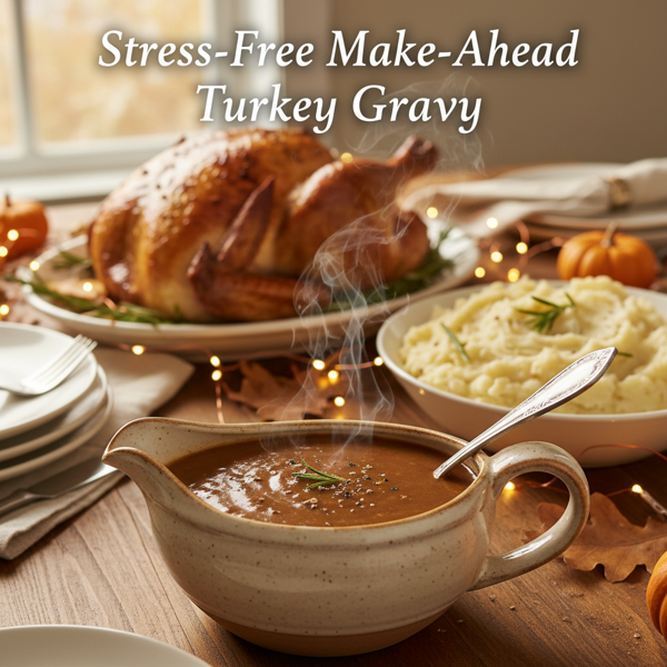 Stress-Free Make-Ahead Turkey Gravy recipe