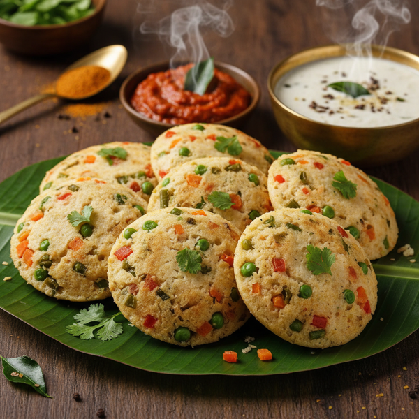 Stuffed Vegetable Idlis recipe