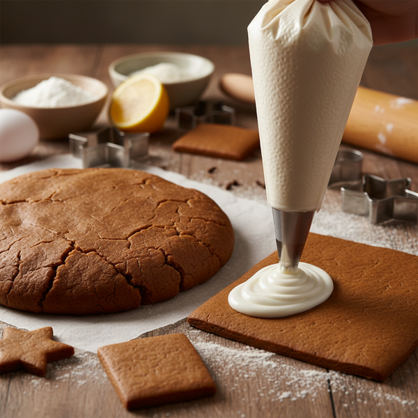Sturdy & Sweet Gingerbread House Dough and Royal Icing recipe