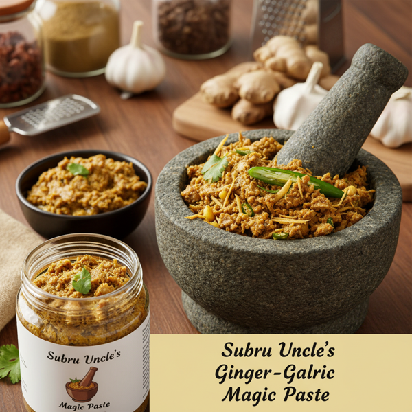 Subru Uncle’s Authentic Ginger-Garlic Magic Paste recipe