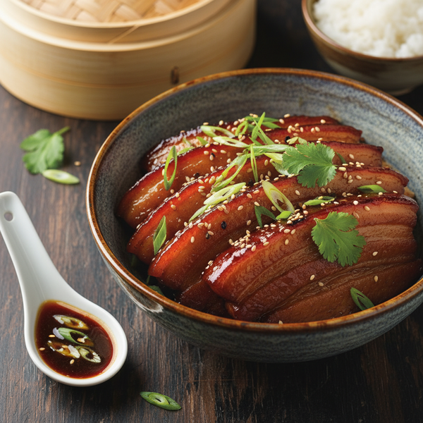 Succulent Asian-Style Pork Belly recipe