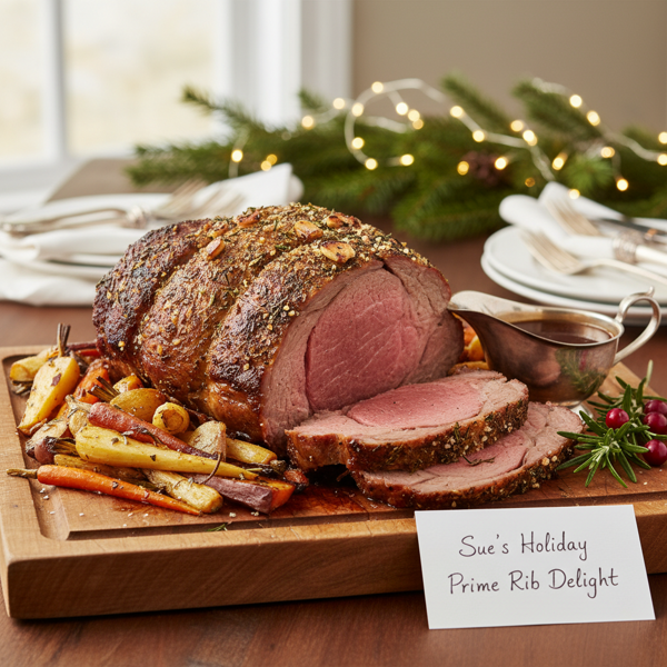 Sue's Holiday Prime Rib Delight recipe