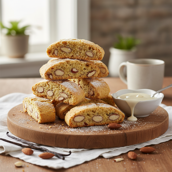 Sugar-Free Vanilla Almond Biscotti Delight recipe