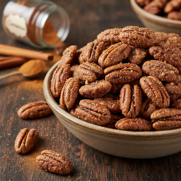 Sugar & Spice Cinnamon Pecans recipe