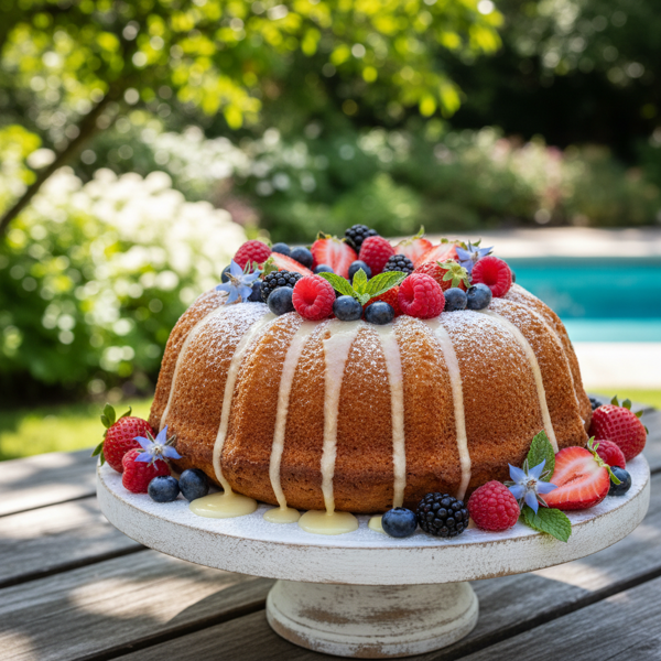Summer Berry Bliss Bundt Cake recipe