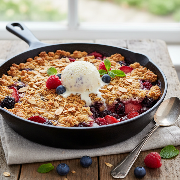 Summer Berry Bliss Crisp recipe
