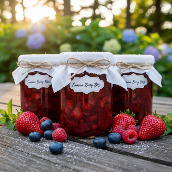 Summer Berry Bliss Freezer Jam recipe
