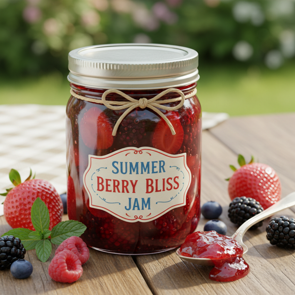 Summer Berry Bliss Jam recipe