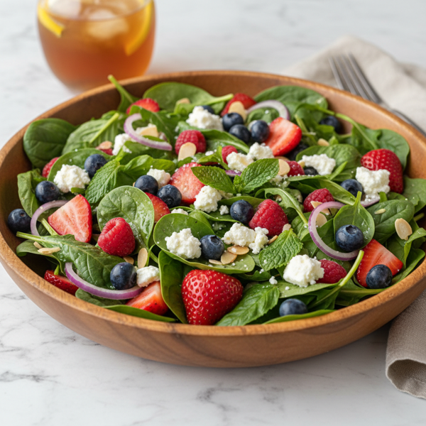 Summer Berry & Feta Delight Salad recipe