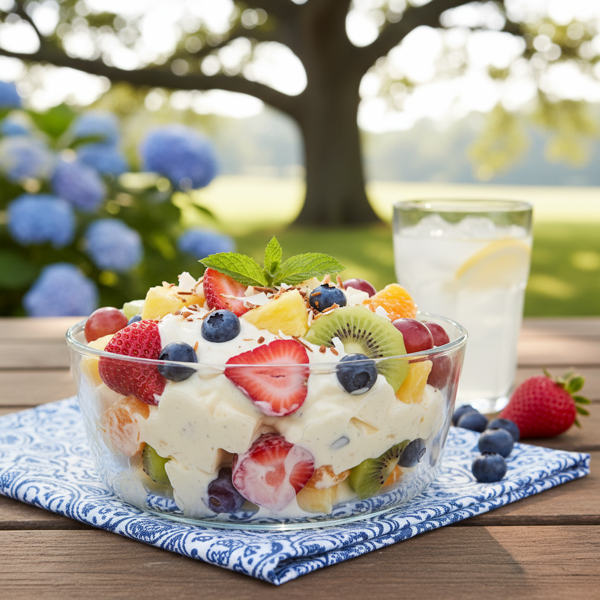 Summer Bliss Creamy Fruit Salad recipe