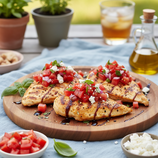 Summer Bruschetta Chicken Delight recipe