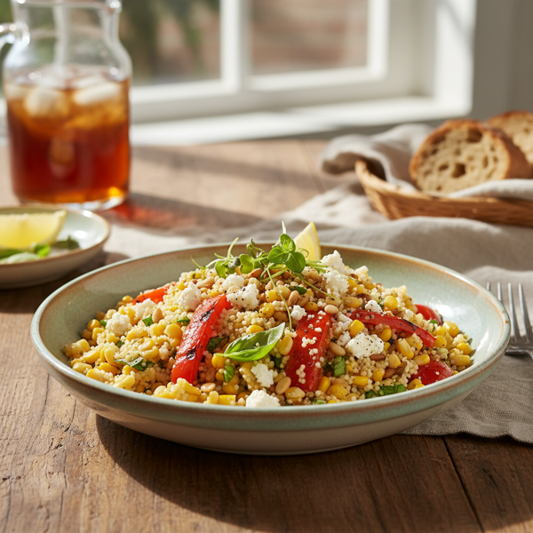 Summer Corn & Couscous Delight recipe