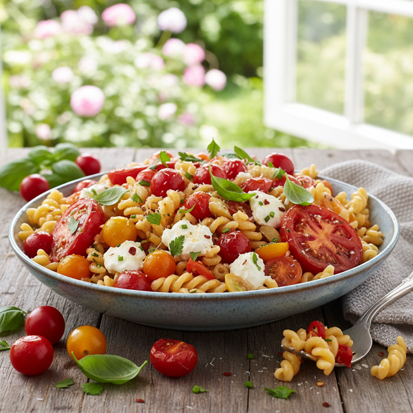 Summer Harvest Tomato Pasta Medley recipe