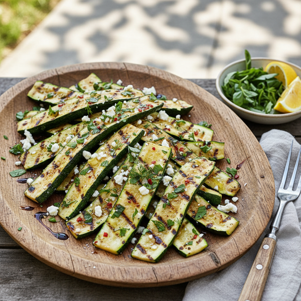 Summer Herb Grilled Zucchini recipe