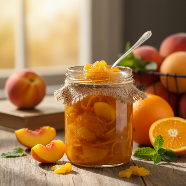 Summer Peach Orange Marmalade recipe