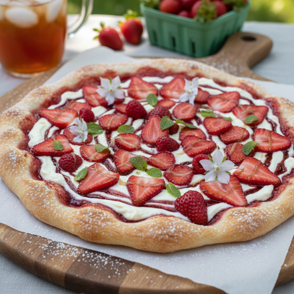 Summer Strawberry Dream Pizza recipe