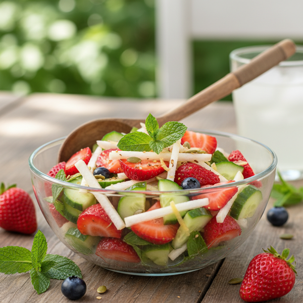 Summer Strawberry Jicama Delight recipe