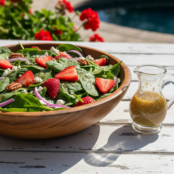 Summer Strawberry Spinach Delight recipe