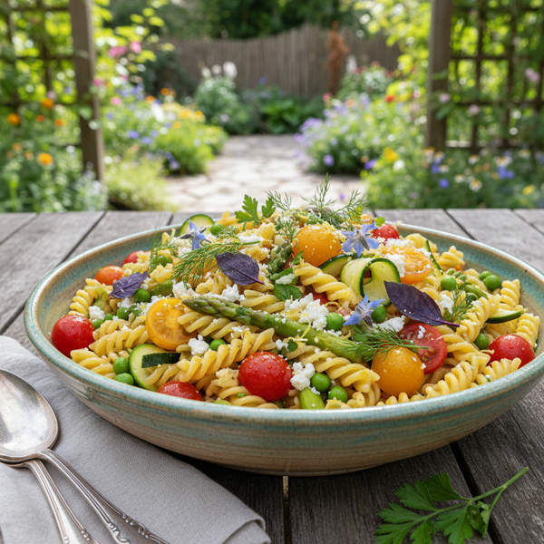 Summer's Garden Pasta Delight recipe