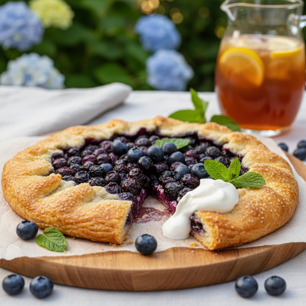 Summertime Blueberry Bliss Galette recipe