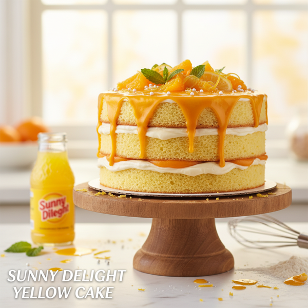 Sunny Delight Yellow Cake recipe