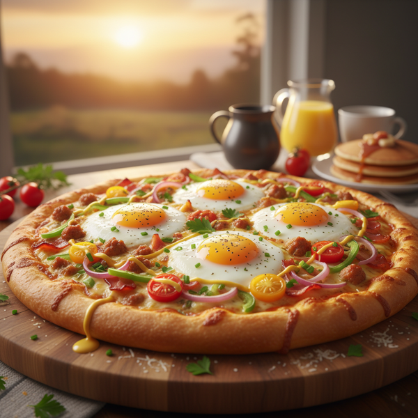 Sunrise Breakfast Pizza Delight recipe