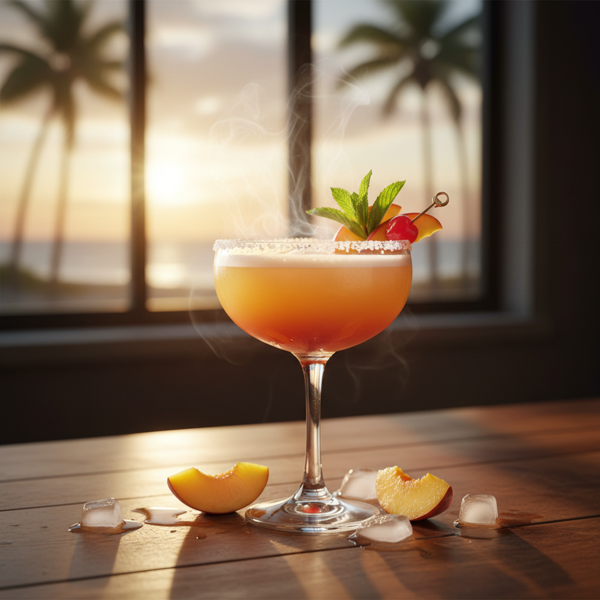 Sunset Peach Margarita recipe