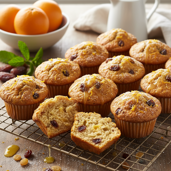 Sunshine Citrus & Date Delight Muffins recipe