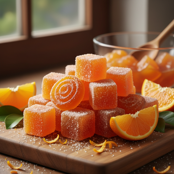Sunshine Orange Jelly Sweets recipe
