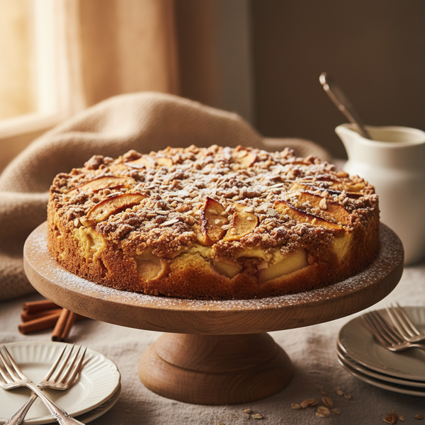 Swedish Apple Delight Cake recipe