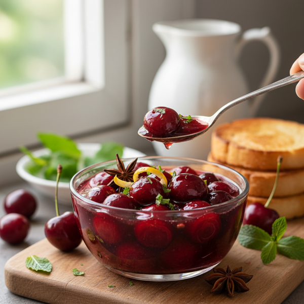 Sweet-and-Tart Cherry Compote recipe