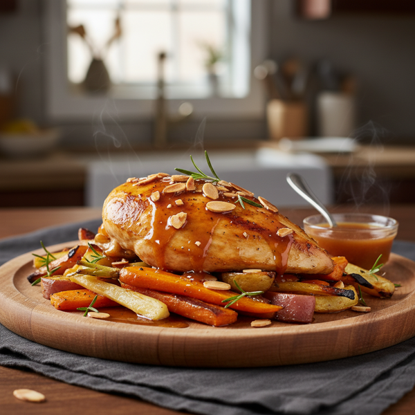 Sweet Amaretto-Glazed Chicken Breast Delight recipe