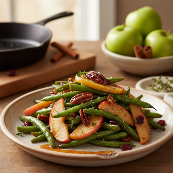 Sweet Apple-Infused Green Beans Medley recipe