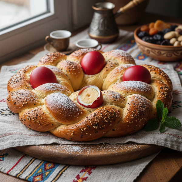 Sweet Armenian Easter Braid recipe