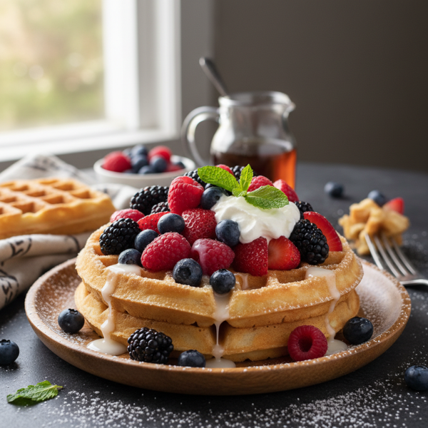 Sweet Berry Bliss Waffles recipe