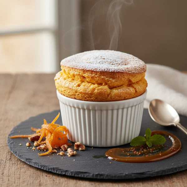Sweet Carrot Delight Soufflé recipe